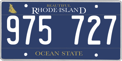 RI license plate 975727