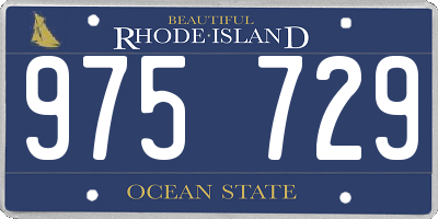 RI license plate 975729
