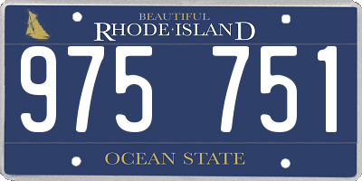 RI license plate 975751