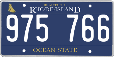 RI license plate 975766