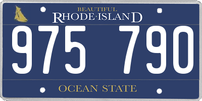 RI license plate 975790