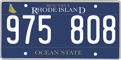 RI license plate 975808