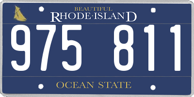 RI license plate 975811