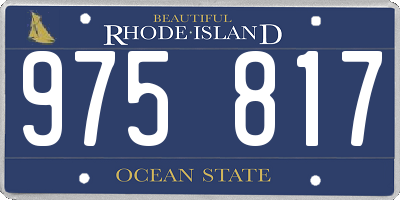 RI license plate 975817