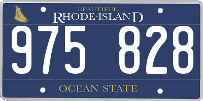 RI license plate 975828