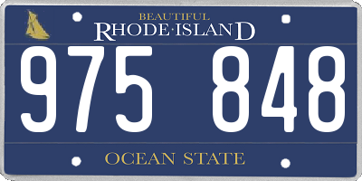 RI license plate 975848
