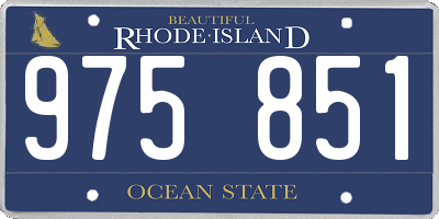 RI license plate 975851