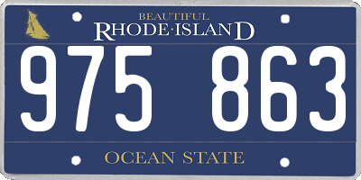 RI license plate 975863