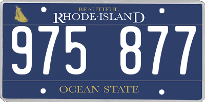 RI license plate 975877