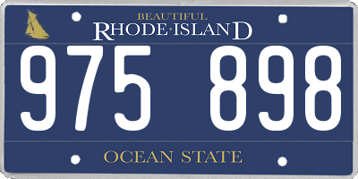RI license plate 975898