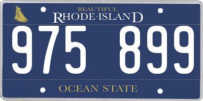 RI license plate 975899