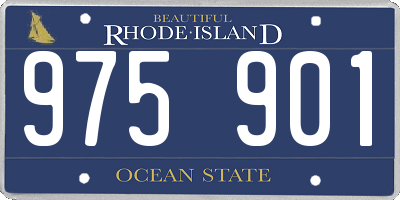 RI license plate 975901