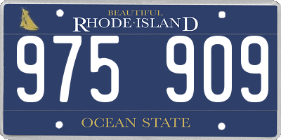 RI license plate 975909