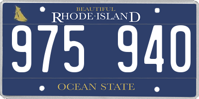 RI license plate 975940