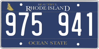 RI license plate 975941