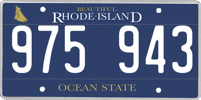 RI license plate 975943