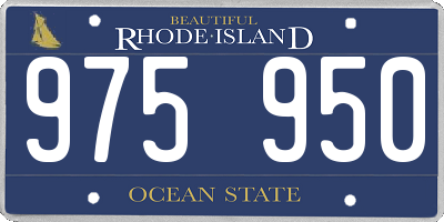 RI license plate 975950