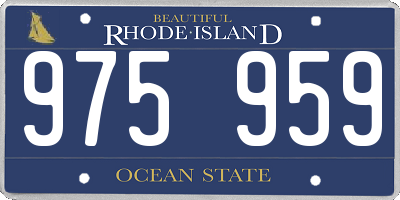 RI license plate 975959