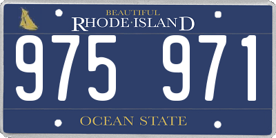 RI license plate 975971