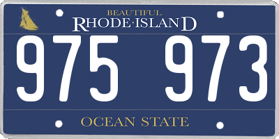 RI license plate 975973