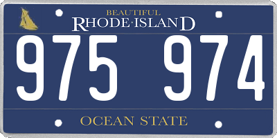 RI license plate 975974