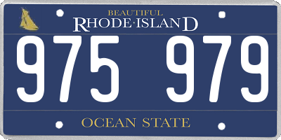 RI license plate 975979