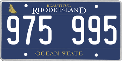 RI license plate 975995