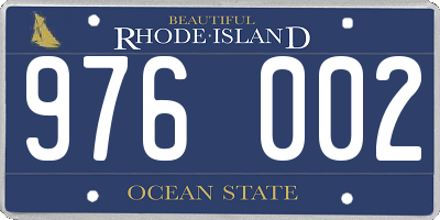 RI license plate 976002