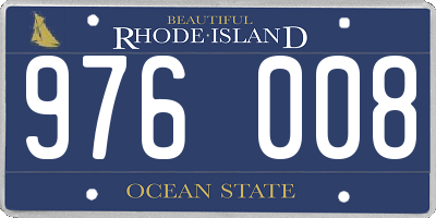 RI license plate 976008