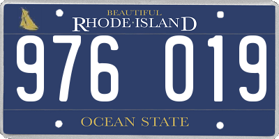 RI license plate 976019