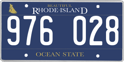 RI license plate 976028