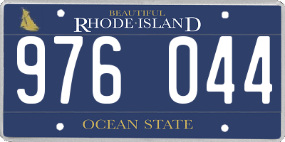 RI license plate 976044