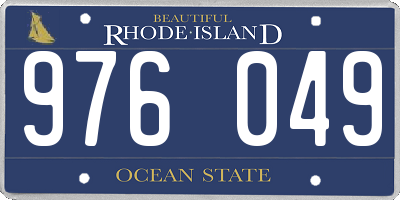 RI license plate 976049
