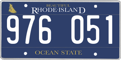 RI license plate 976051