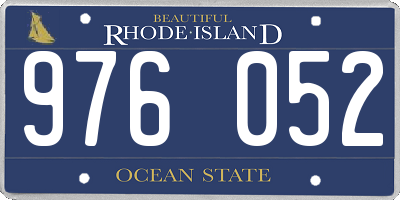 RI license plate 976052