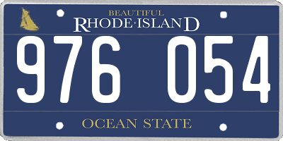 RI license plate 976054