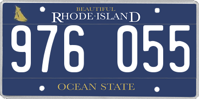 RI license plate 976055