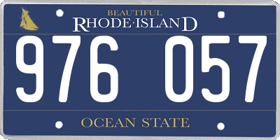 RI license plate 976057