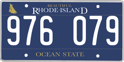 RI license plate 976079