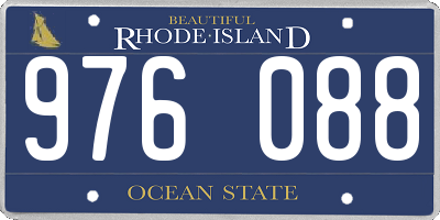 RI license plate 976088