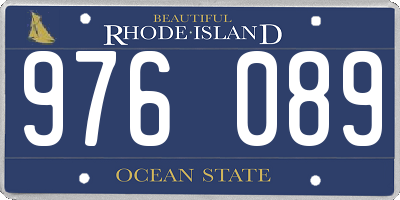 RI license plate 976089