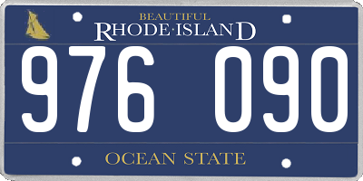 RI license plate 976090