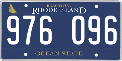 RI license plate 976096