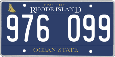 RI license plate 976099