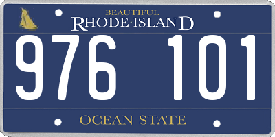 RI license plate 976101