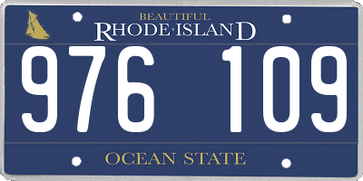 RI license plate 976109