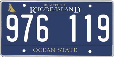 RI license plate 976119