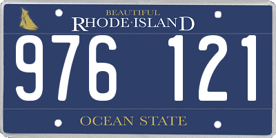 RI license plate 976121