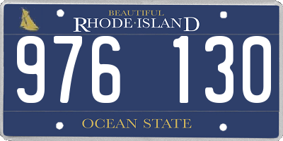 RI license plate 976130