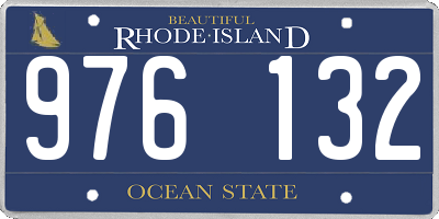 RI license plate 976132